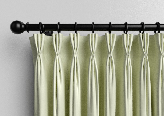 Shima Faux Silk, Apple - Made to Measure Curtains - Image 11